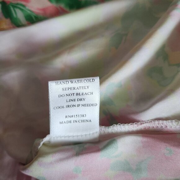 Current Air Botanical Floral Midi Maxi‎ Dress XS Sleeveless Flowy Wedding NWT - Picture 14 of 15